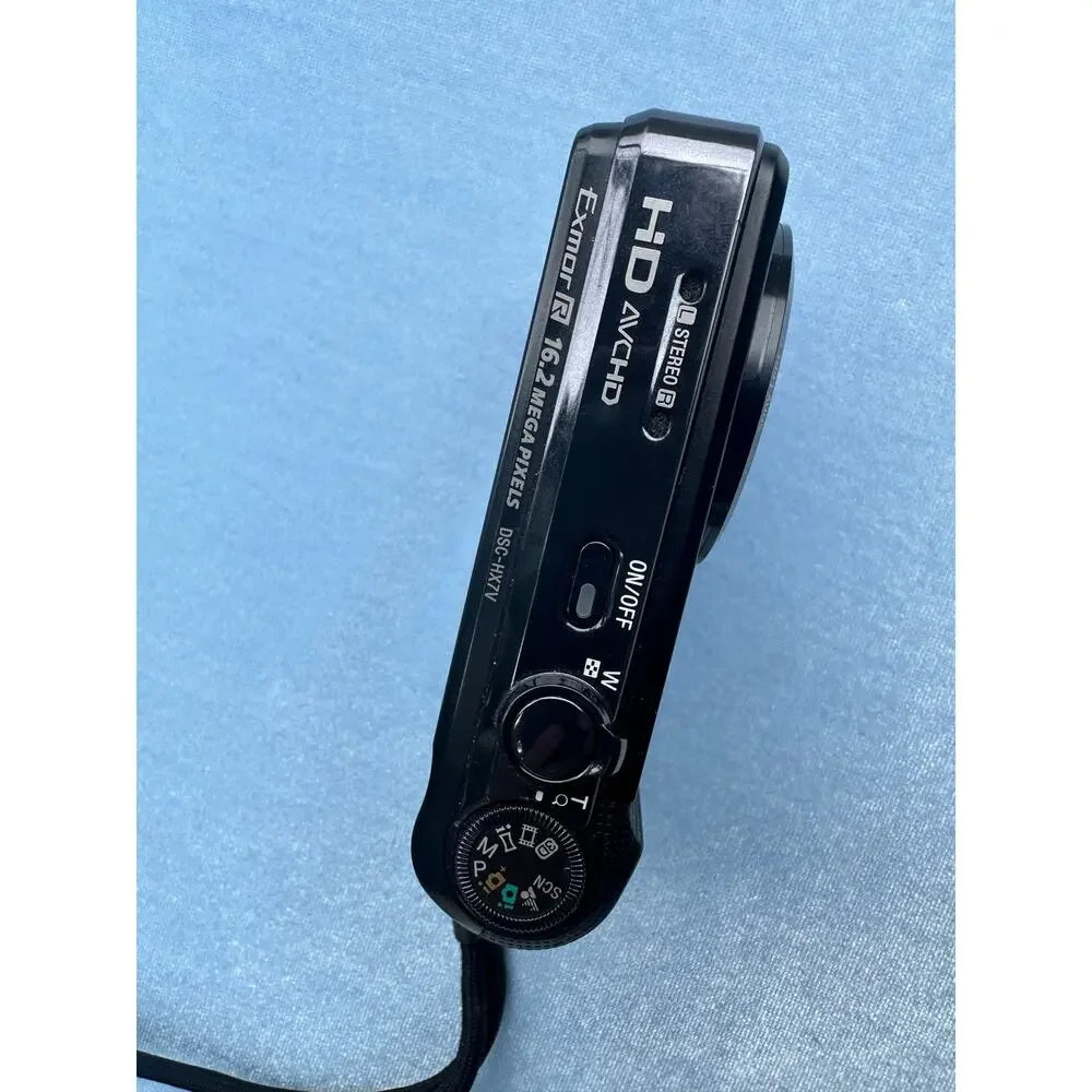 Sony Cyber-shot DSC-HX7V 16.2MP Digital Camera Black 10x Zoom w/ Battery